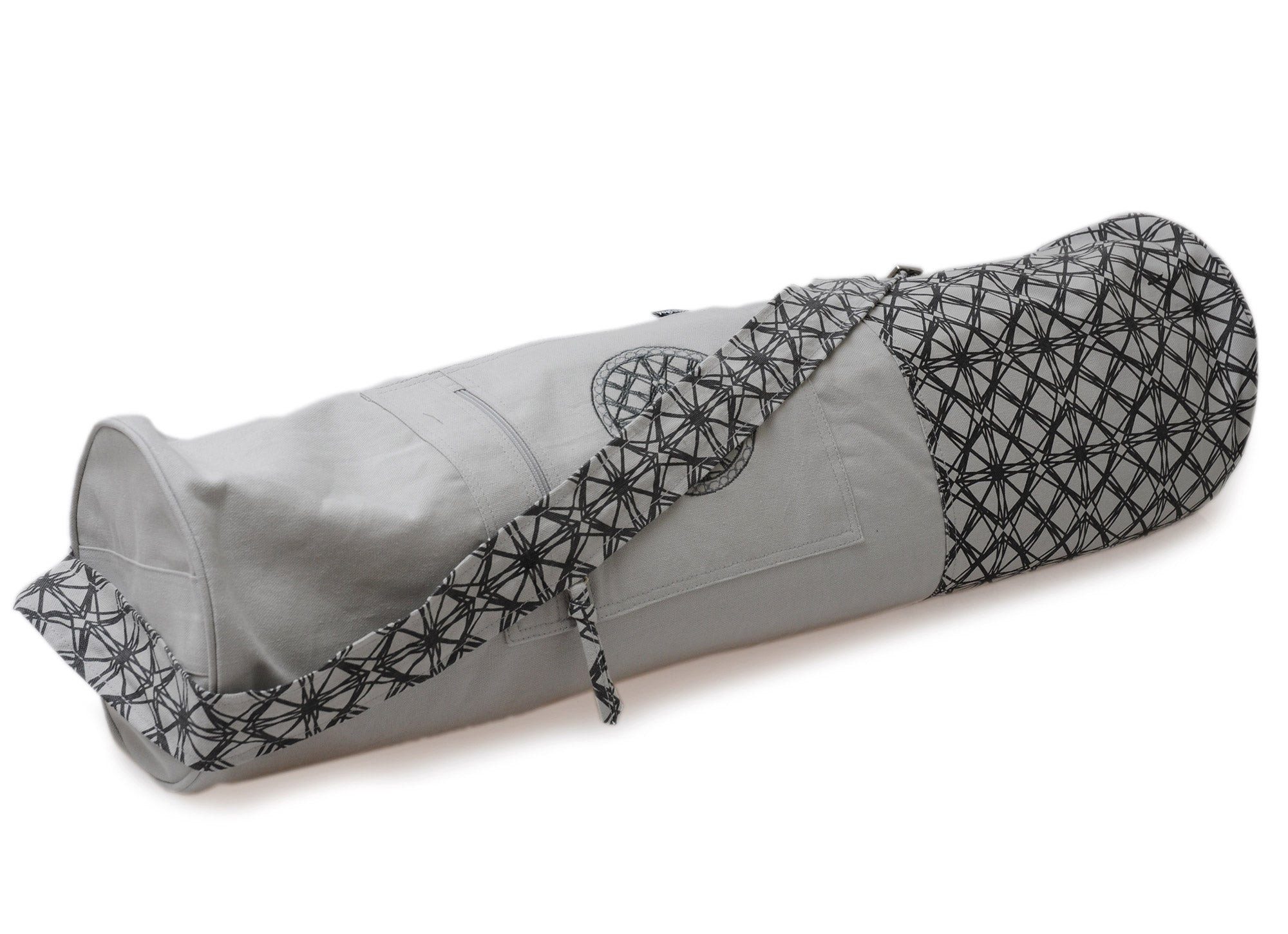 Yogishop Yogatasche Yogatasche more than a bag - organic cotton (Standard, 1-tlg., Standard), Design-Tasche aus Bio-Baumwolle mit praktischen Features.