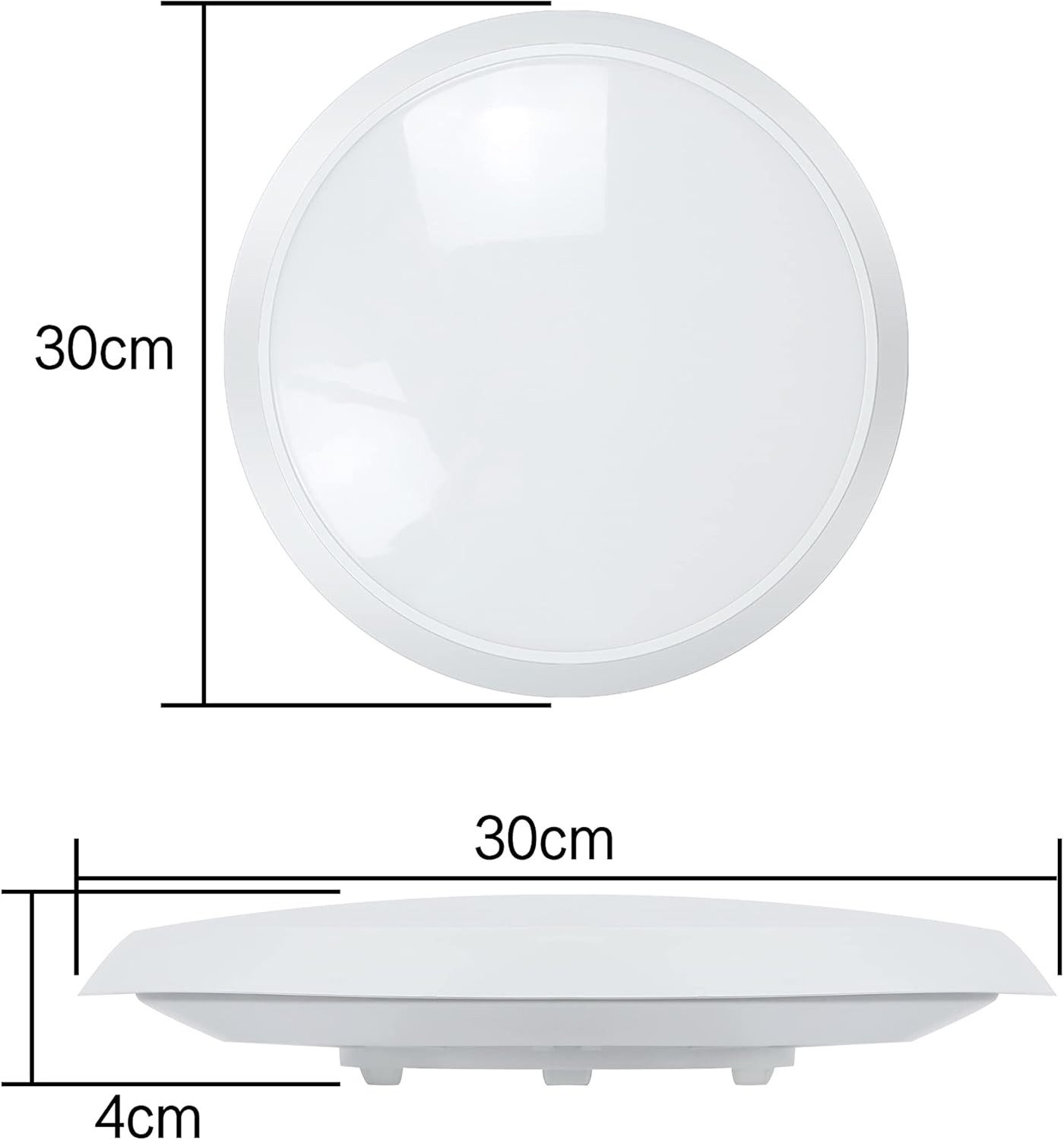 ZMH LED Deckenleuchte mit Bewegungsmelder Deckenlampe Innen 15W 4000K Wohnz günstig online kaufen