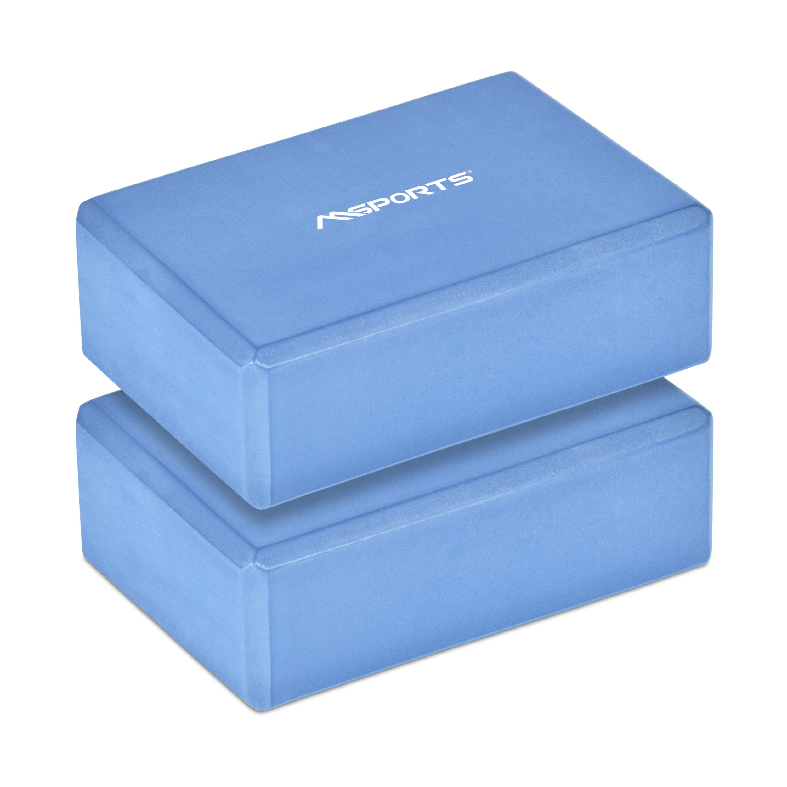 MSports® Yogablock Yogablock in verschiedenen Farben - 2er Pack - Yogaklotz
