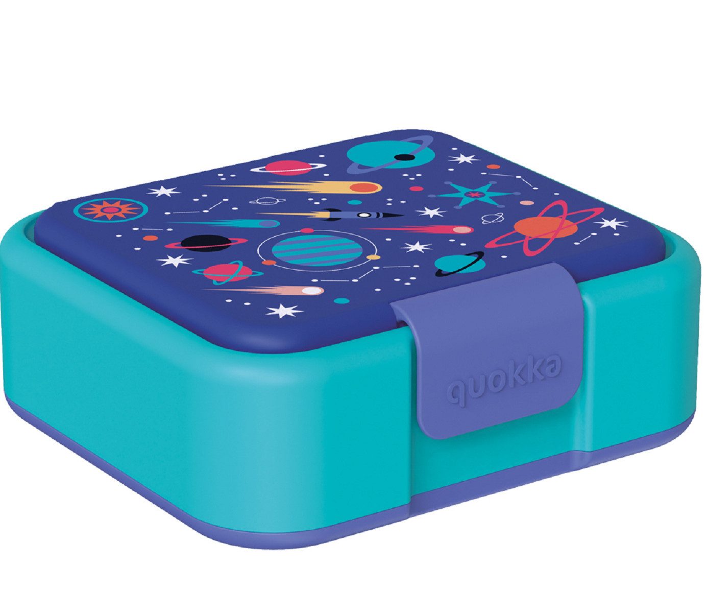 Quokkabottle Lunchbox Twist Kids Brotdose Doppelwand Kinder Lunchbox 4-Fächer, Vier praktische Fächer