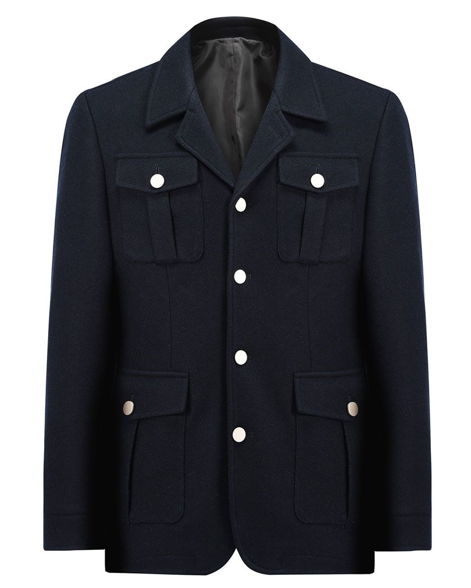 Allthemen Wollmantel mit Reverskragen klassisch Herren Kurzmantel lässiger günstig online kaufen