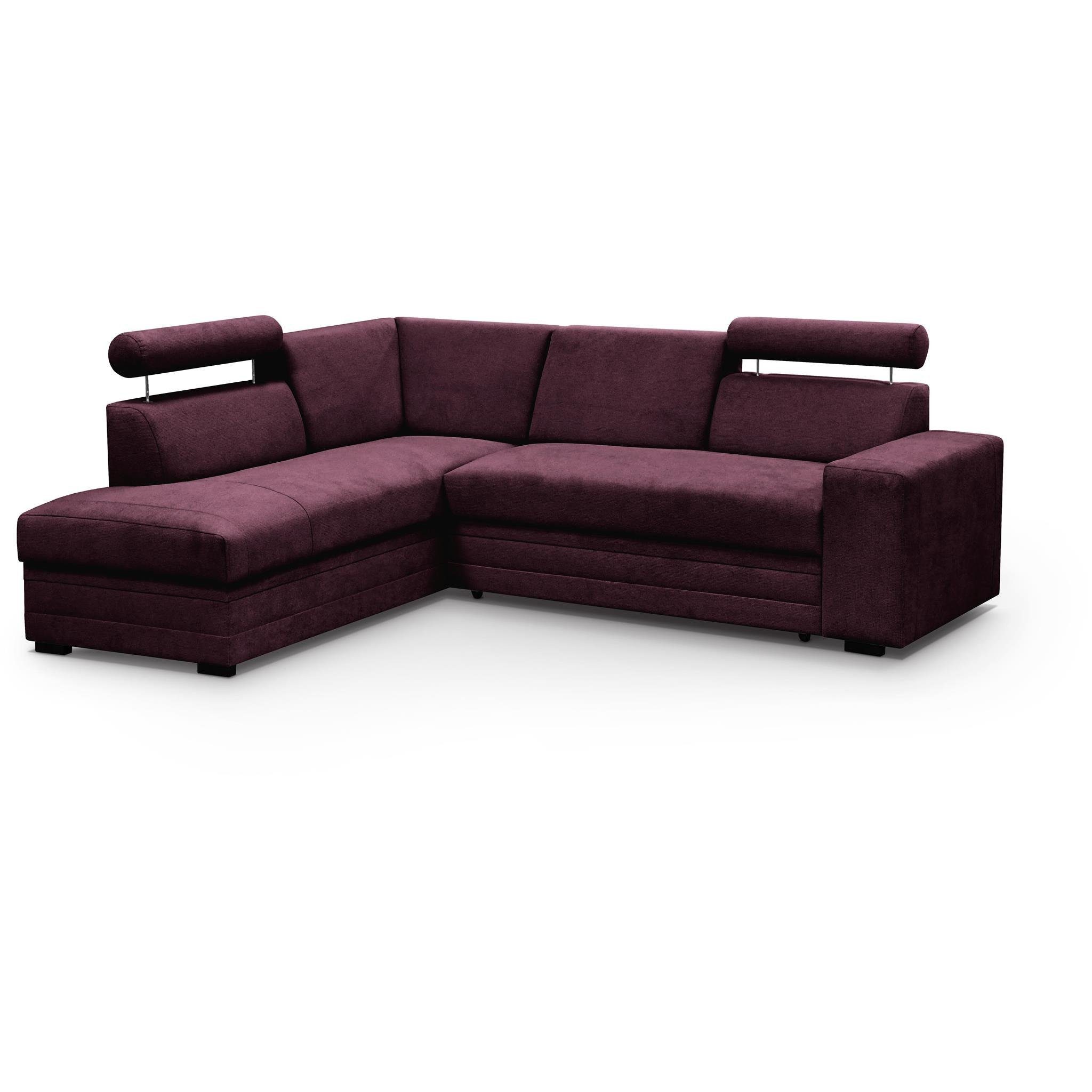 Beautysofa Ecksofa mit Bettkasten und verstellbaren günstig online kaufen
