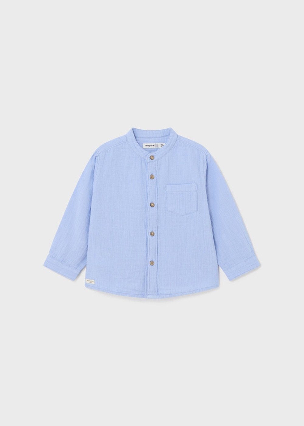 Langarmhemd Baby Hemd Junge Musselin (111496)