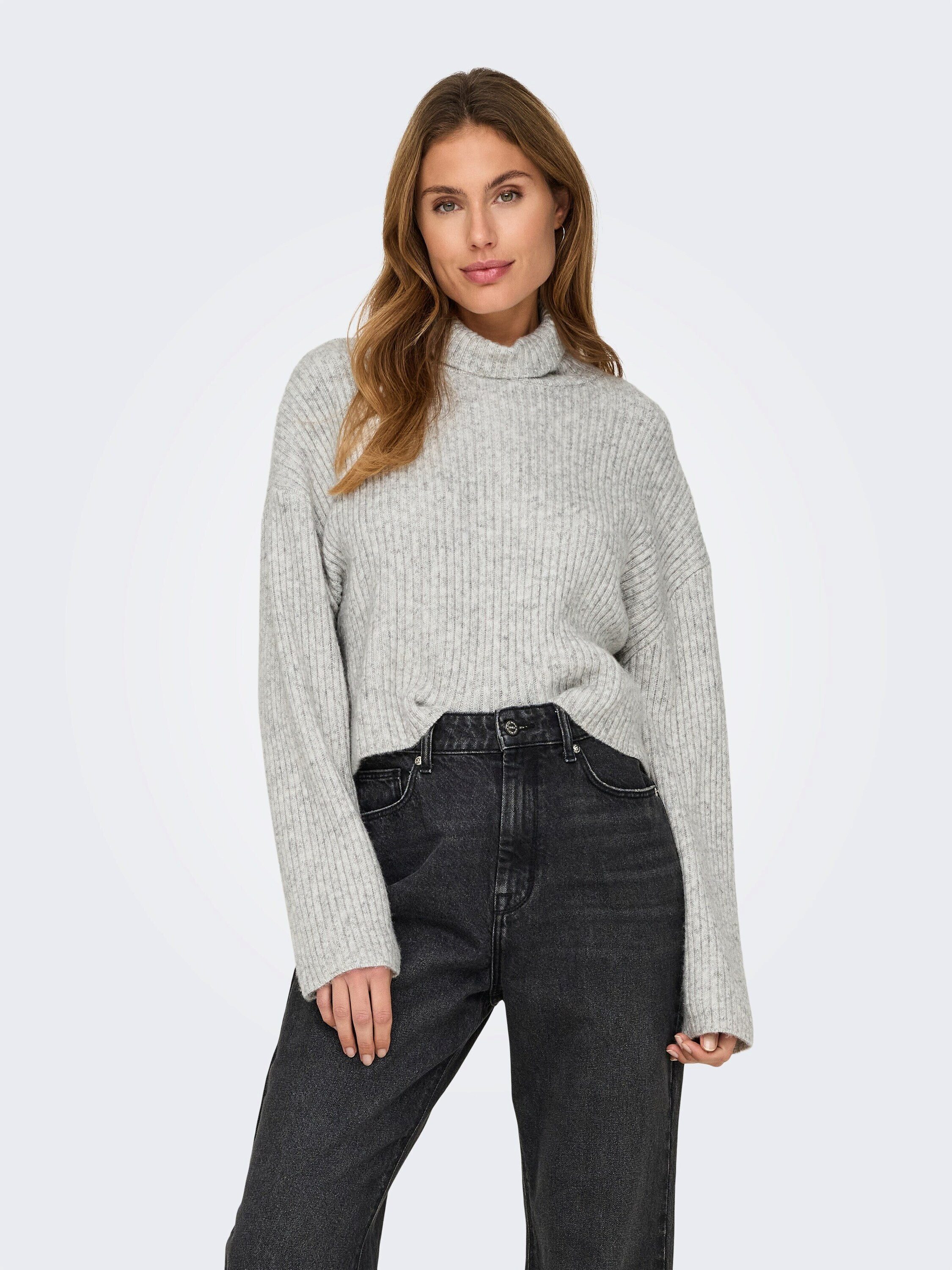 ONLY Rollkragenpullover Melanie (1-tlg) Plain/ohne Details günstig online kaufen