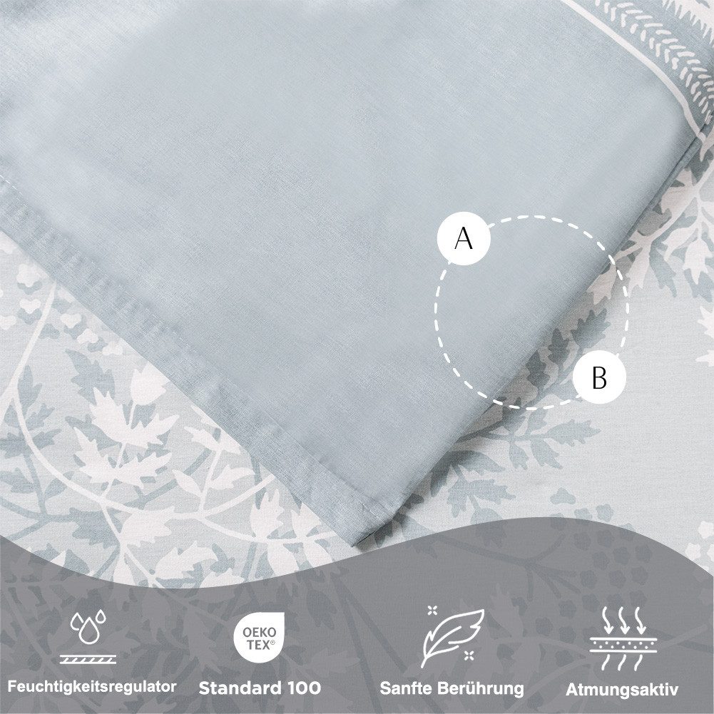 Nordqueen Bettwäsche Nordqueen Ranforce Bettwäsche Set günstig online kaufen