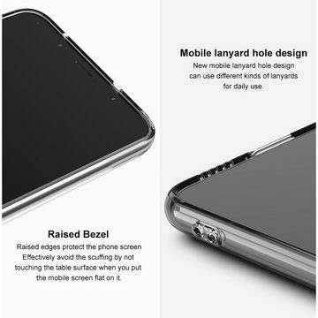 Wigento Handyhülle Für Honor Magic 6 Pro Silikon TPU Schutz Handy Hülle dünn Transparent