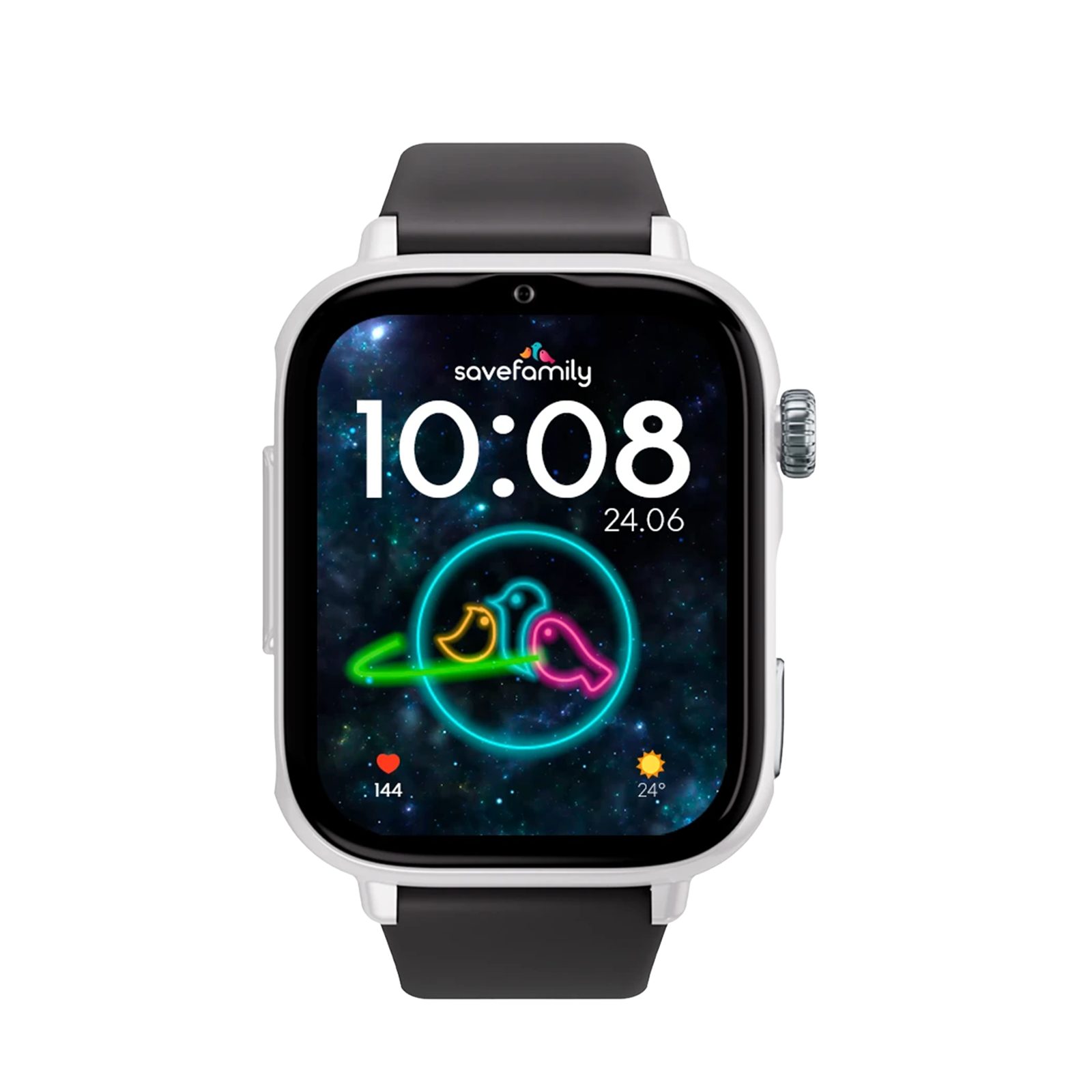 SaveFamily SaveWatch Plus 2 Nano SIM Kinderuhr, GPS, SOS Knopf Smartwatch, SOS-Funktion, GPS, Schulmodus und 2 MP Kamera