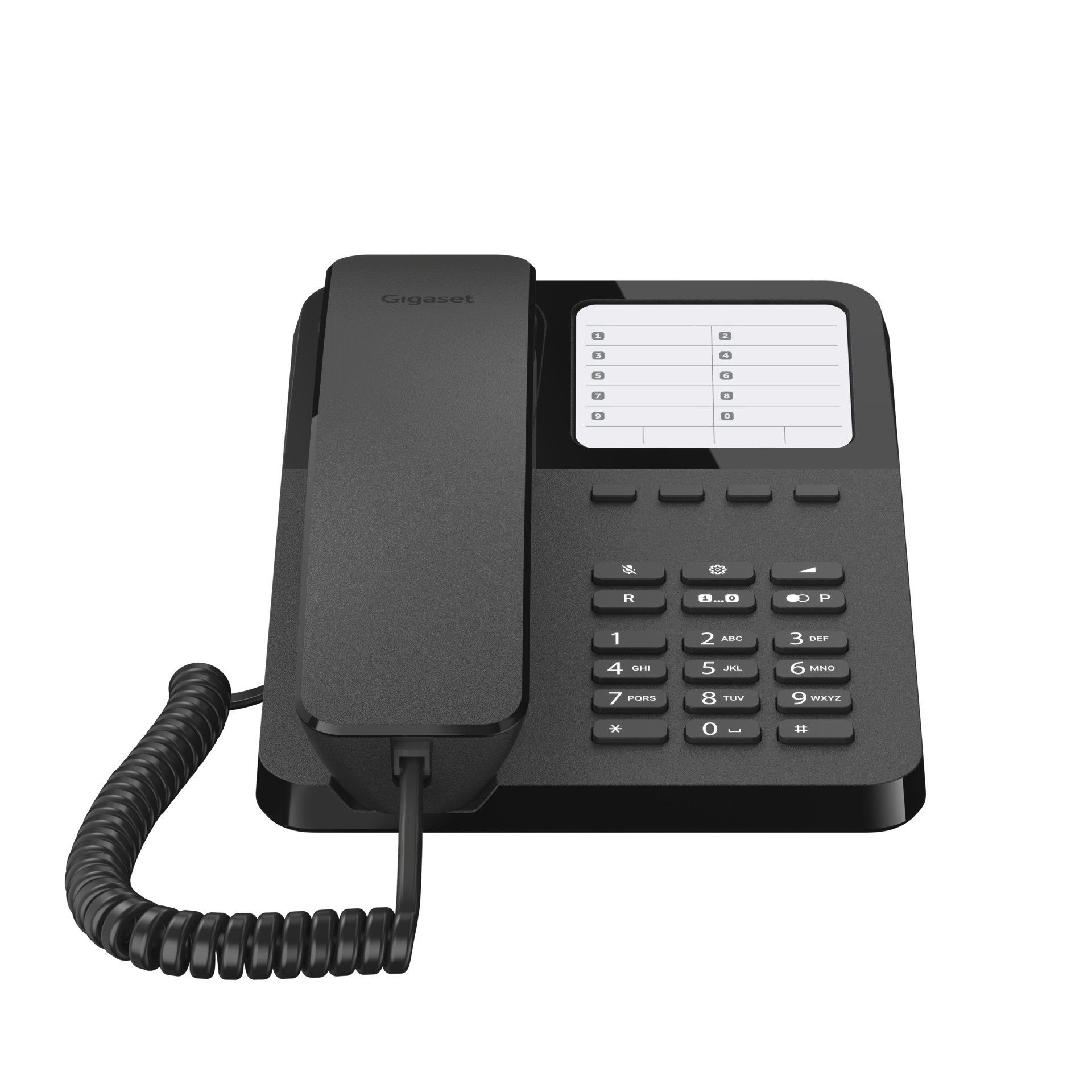 Kabelgebundenes 400 Gigaset DESK Schwarz Telefon