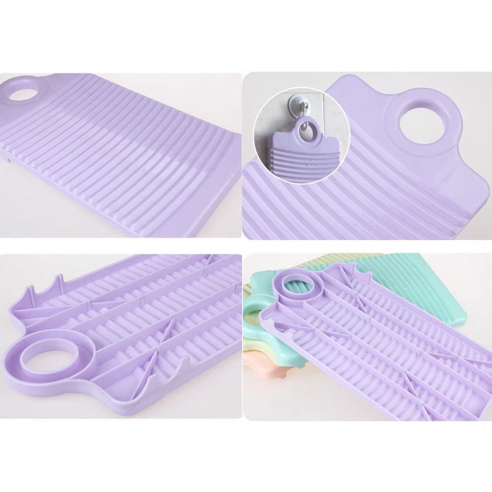 Wäschesack Kunststoff, aus Anti-Rutsch zggzerg Waschbrett Violett Mini-Waschbrett Rechteckiges