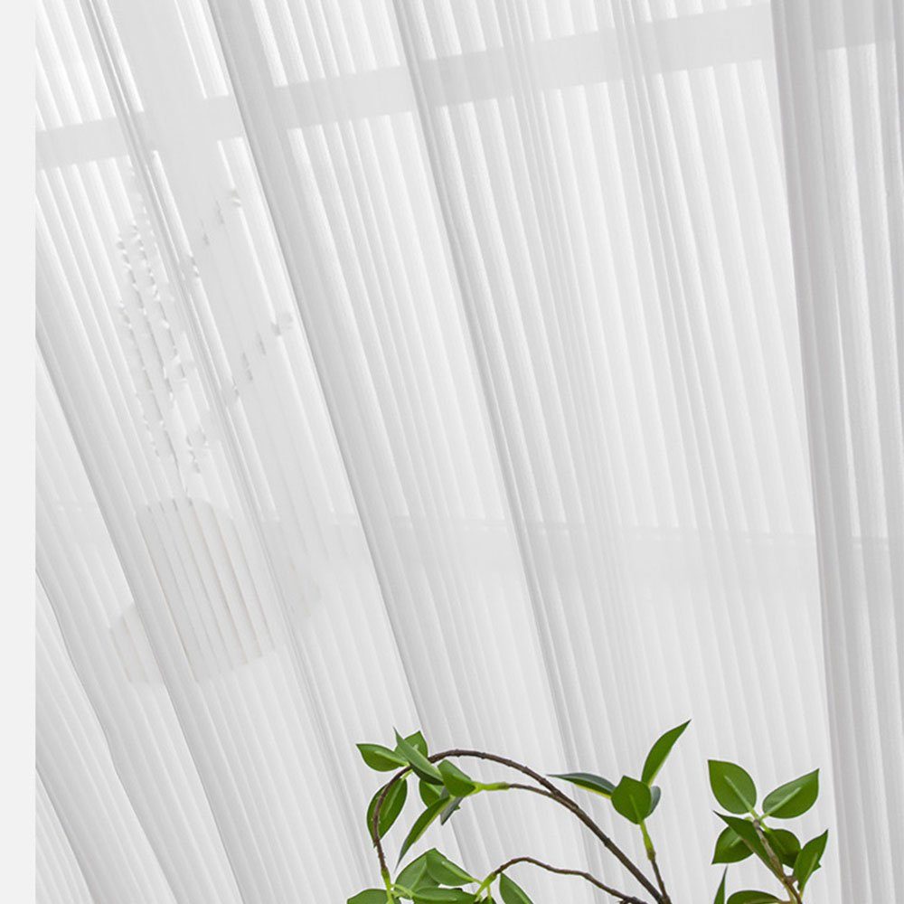 FELIXLEO Sonnenschutz Gardine Klettverschluss Vorhang 1.7m*2.0m, Geeignet
