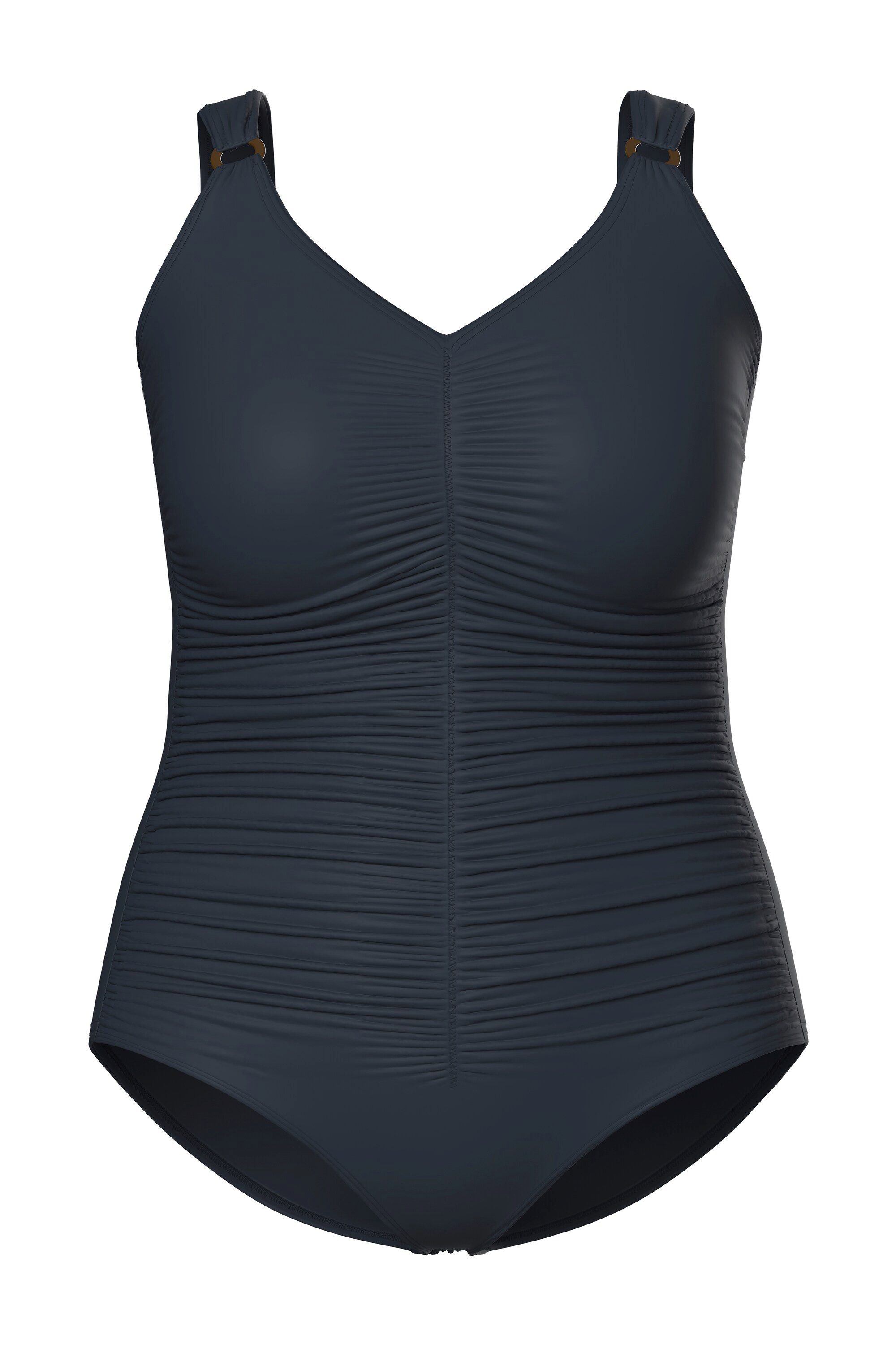 Ulla Popken Badeanzug Badeanzug Softcups Zierringe recycelt günstig online kaufen