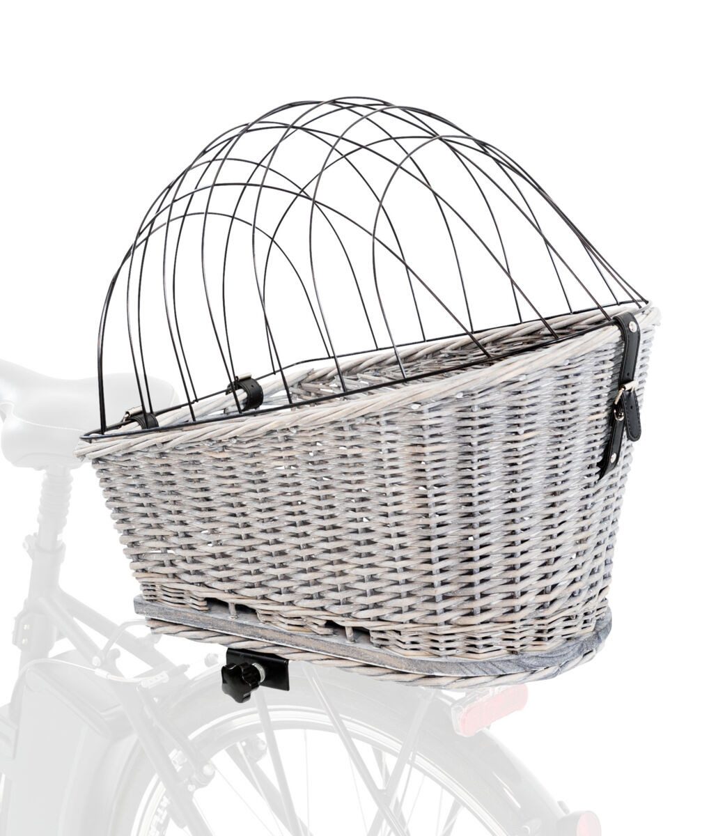 TRIXIE Tierfahrradkorb Hunde-Fahrradkorb für Gepäckträger - grau - 35 × 49 günstig online kaufen