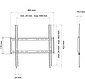 Schwaiger »LWHF5535 513« TV-Wandhalterung, (bis 75 Zoll fix, bis 35kg, bis 400x400mm, schwarz), Bild 5
