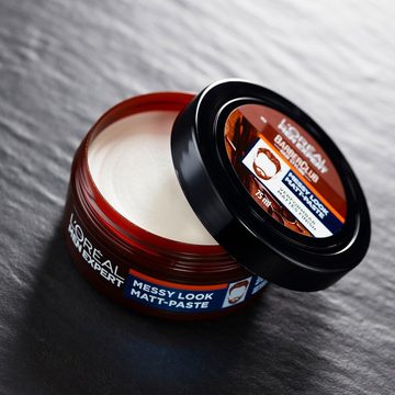 L'ORÉAL PARIS MEN EXPERT Haarpomade Barber Club Messy Look Matt Paste