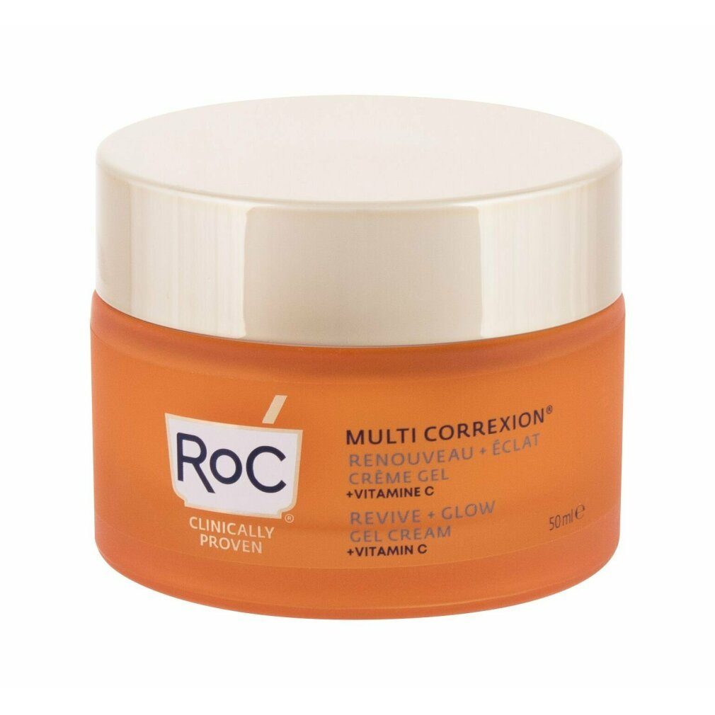 Roc Glow 50 Gel ml Revive Multi Gesichts-Reinigungsschaum + Correxion ROC Cream
