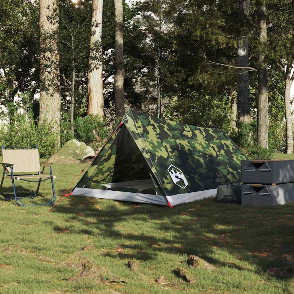 vidaXL Kuppelzelt Campingzelt 2 Personen Tarnmuster günstig online kaufen