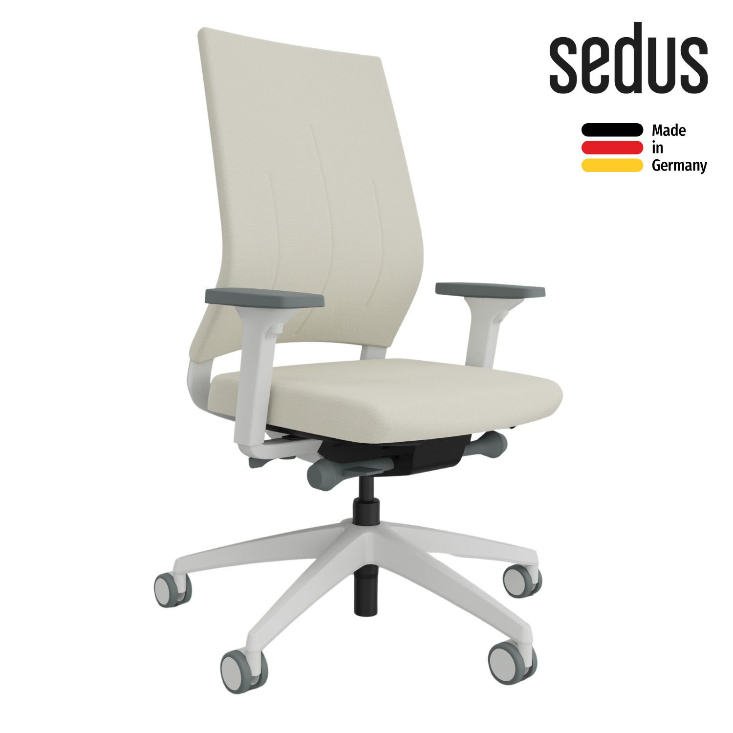 sedus Bürostuhl quarterback 2 Vollpolster (Made in Germany, 5 Jahre Garantie), ergonomischer Bürostuhl mit Synchronmechanik