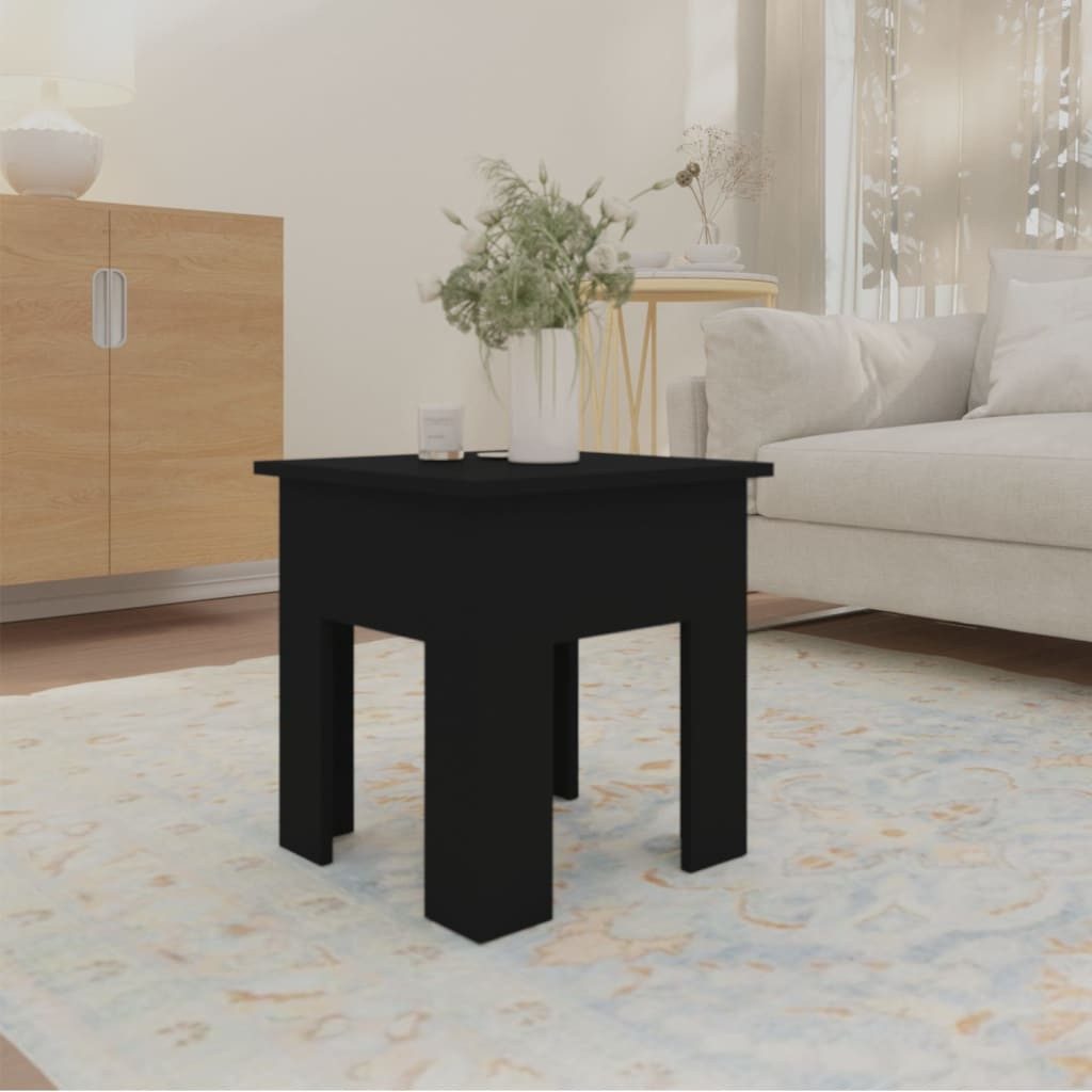 vidaXL Couchtisch Couchtisch Schwarz 40x40x42 cm Holzwerkstoff (1-St)