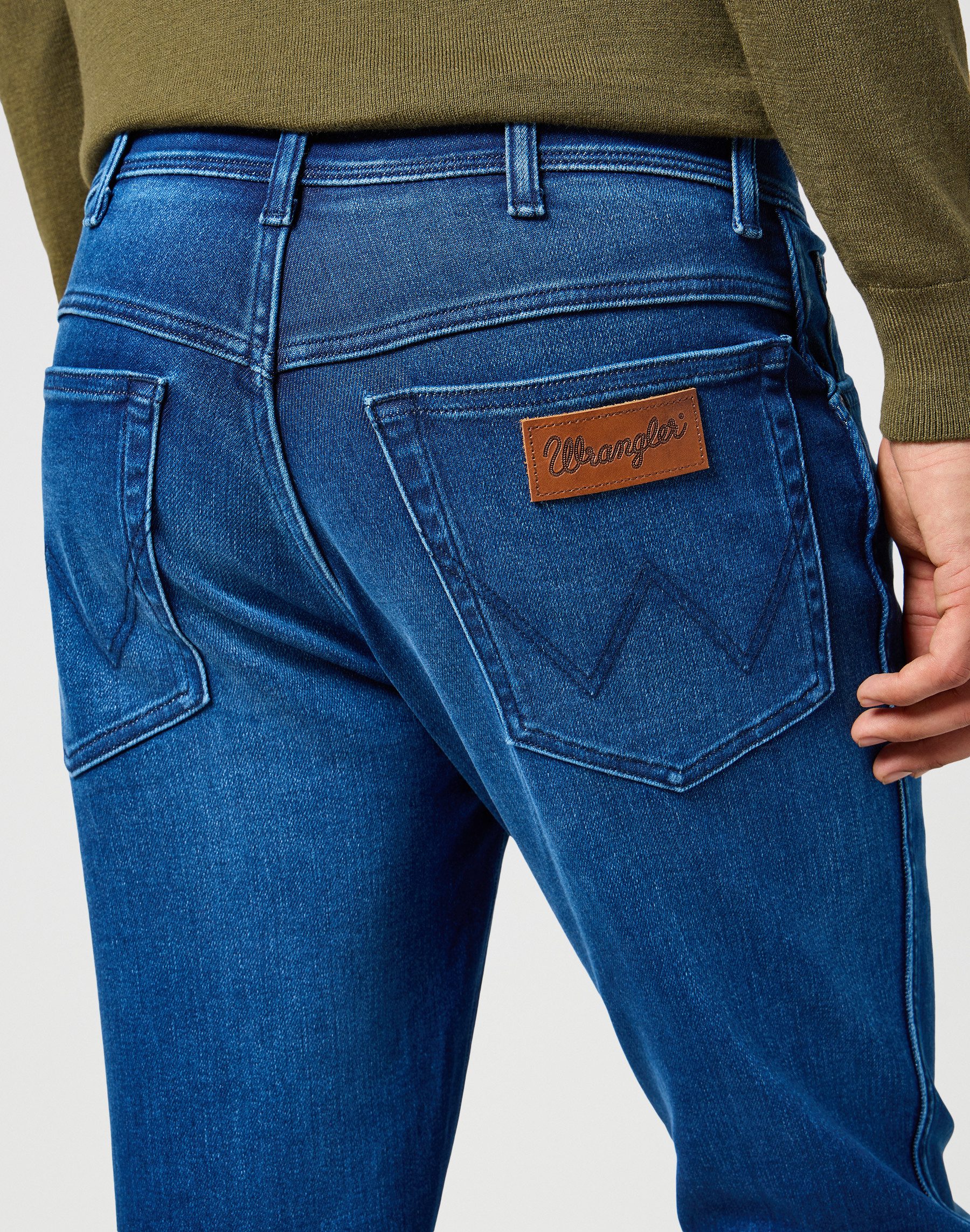 Wrangler 5-Pocket-Jeans TEXAS SLIM FREE TO STRETCH Free to stretch material