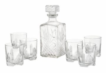 van Well Whiskyglas Selecta, Glas, 6 Gläser, 1 Karaffe
