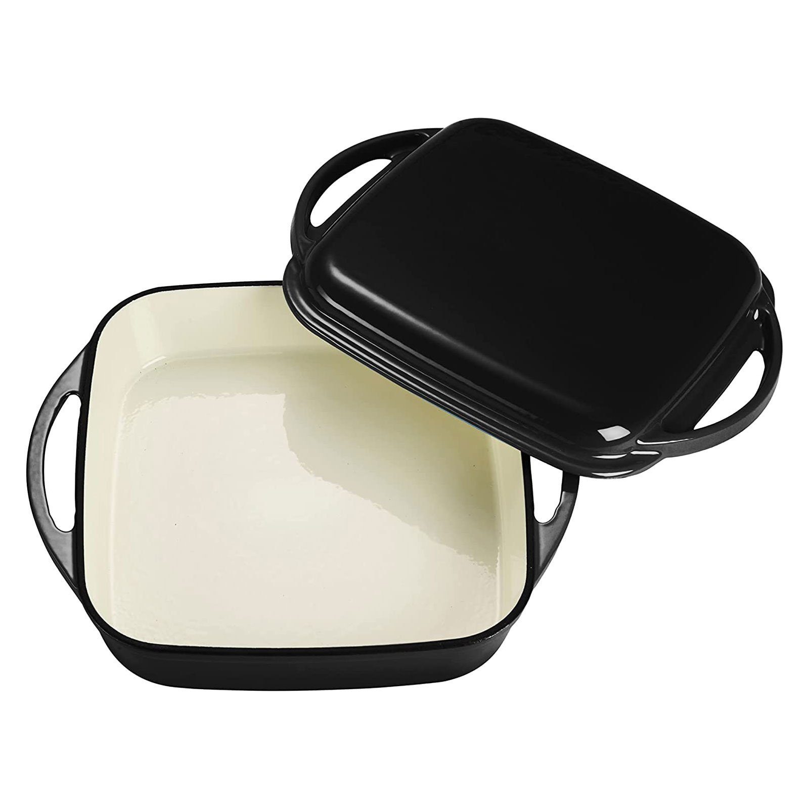 ECHTWERK Bräter Universalbräter und Pfanne 2in1 Set, Auflaufform mit