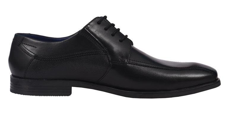 bugatti Schnürschuh mit seitlicher Prägung, Freizeitschuh, Halbschuh, Schnürschuh