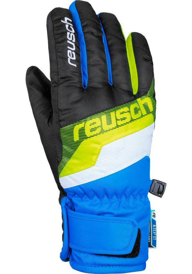 Reusch Skihandschuhe Dario R-TEX XT Junior mit praktischem Klettverschluss,  Wasserdichte, winddichte und atmungsaktive R-TEX Membran