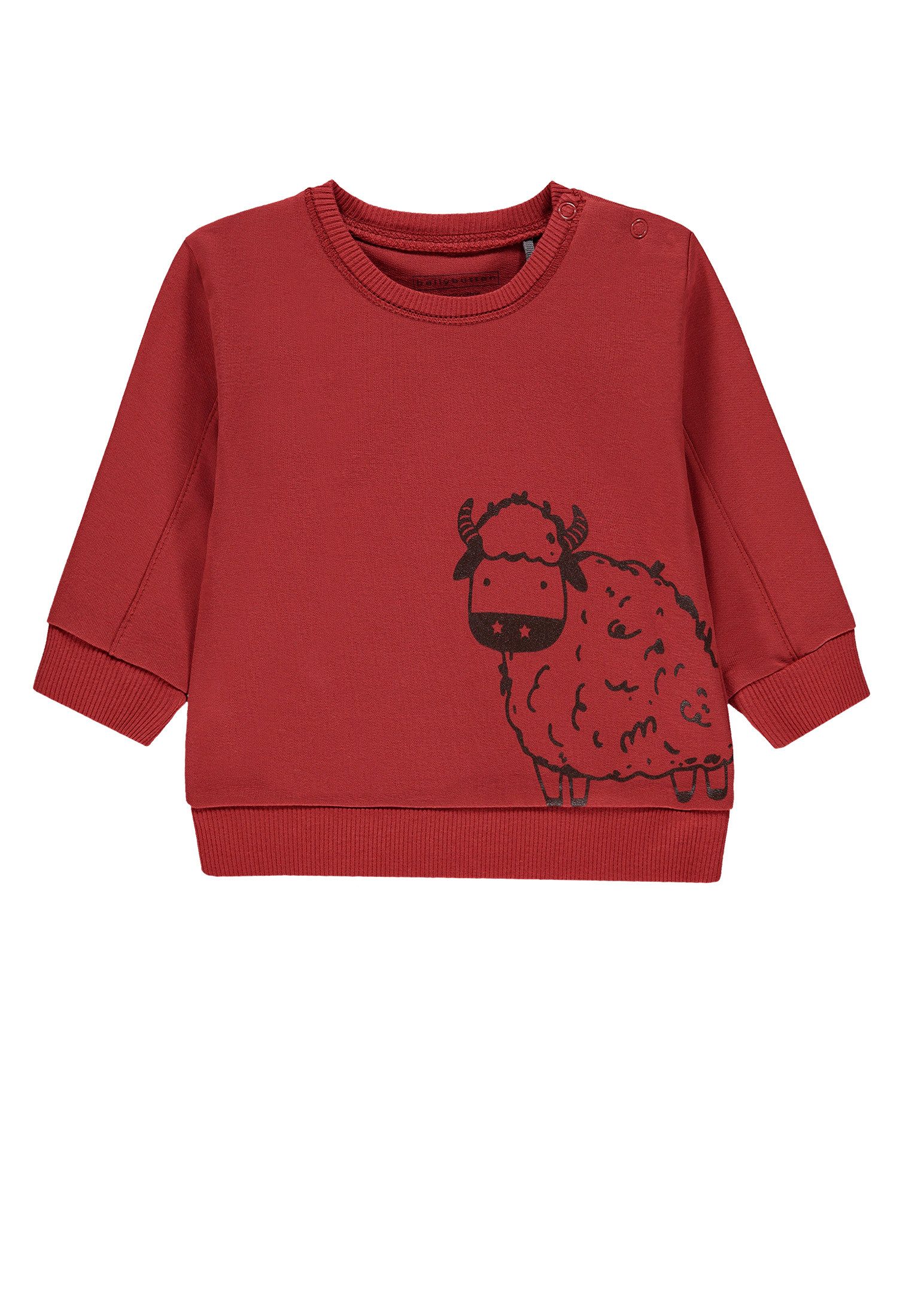 Bellybutton Sweatshirt Sweatshirt (1-tlg) Sweatshirt „Little Yak“ – Rostrot – Baby & Kleinkind
