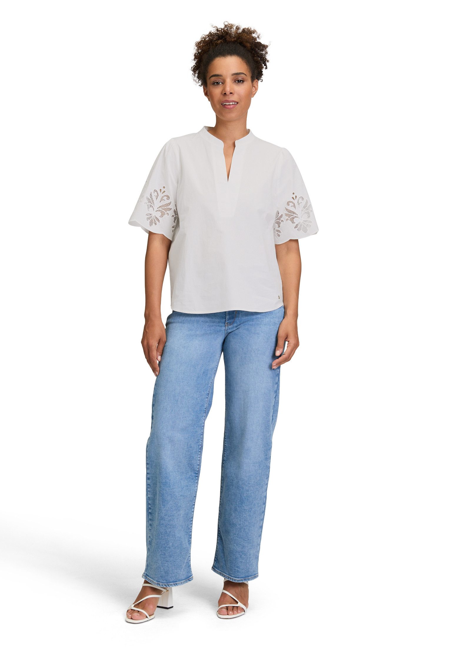 Betty&Co Schlupfbluse Damen mit Stickerei