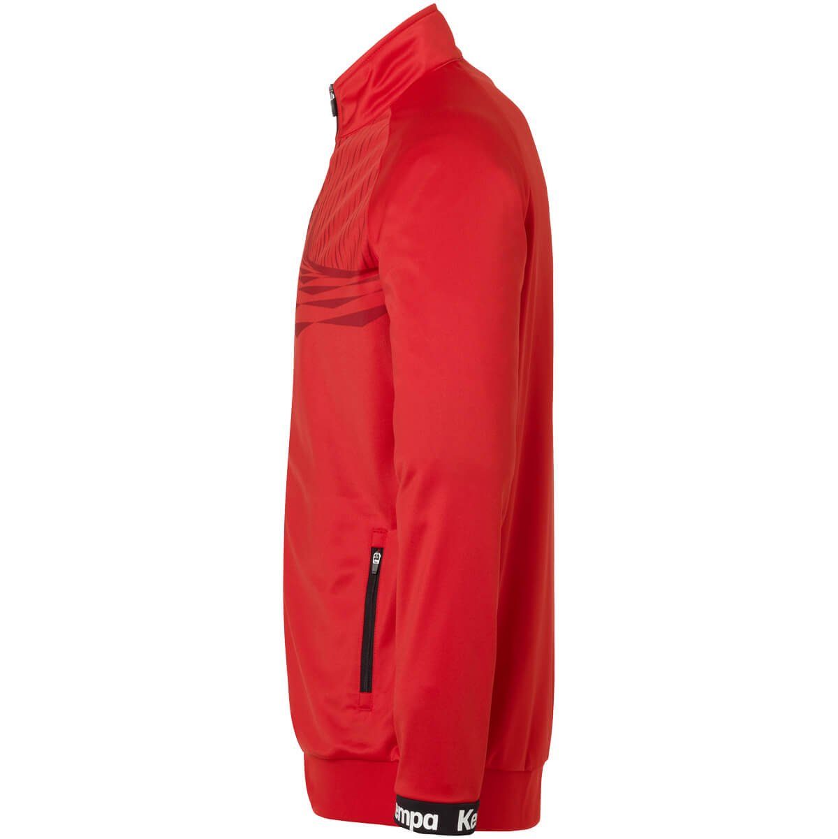 POLY atmungsaktiv 26 Kempa JACKE Trainingsjacke Kempa Trainingsjacke rot/chilirot (1-St) WAVE