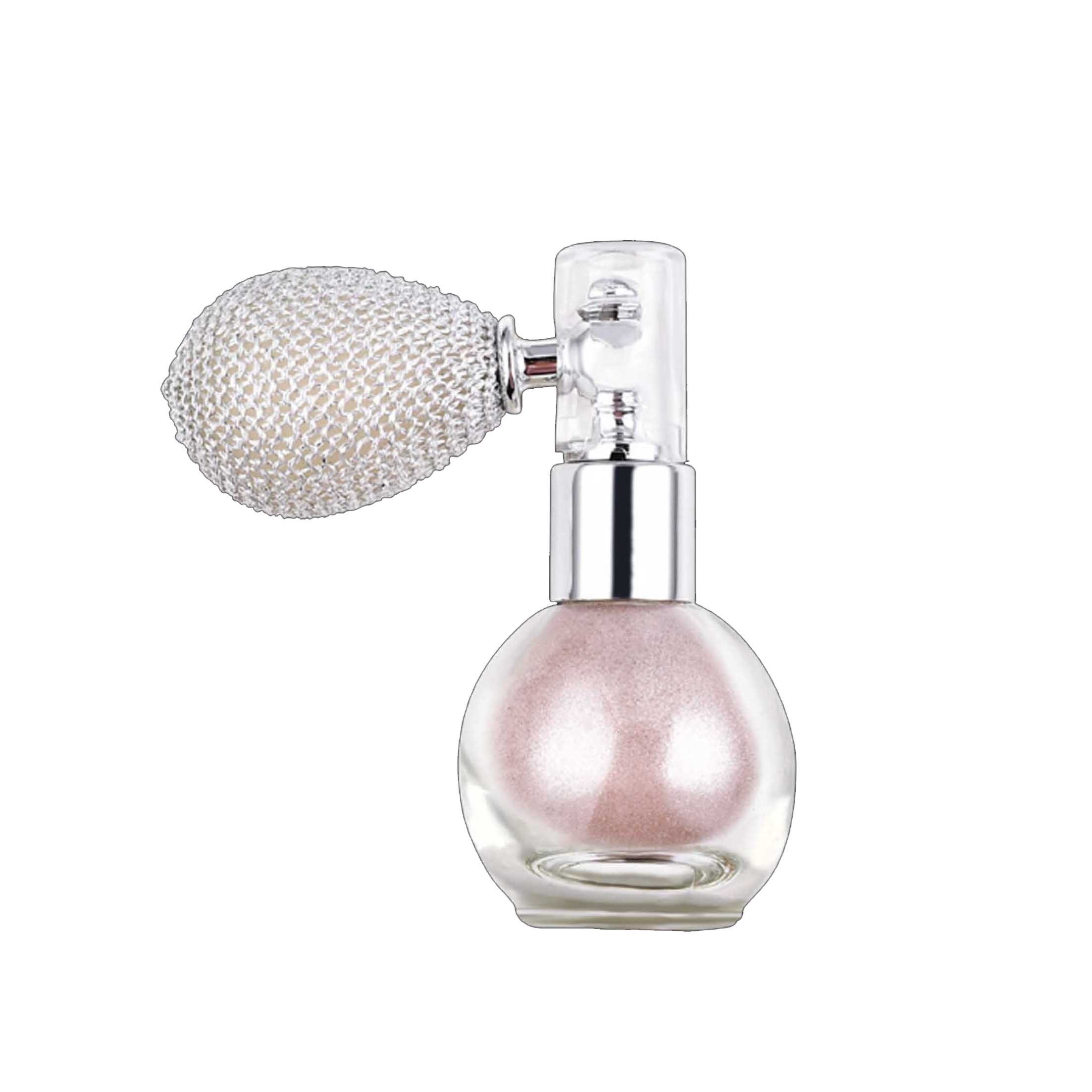 KINSI Bronzer-Puder Glitzerpuder,Körper Highlight,die Haut aufhellen, Party-Kosmetik, Party-Makeup, Haar-Glanzspray, Glitzerpuder für Gesicht und Körper