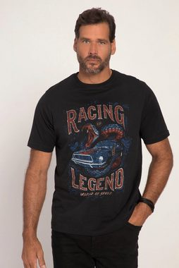 JP1880 T-Shirt T-Shirts 2er-Pack Halbarm Race Print Rundhals