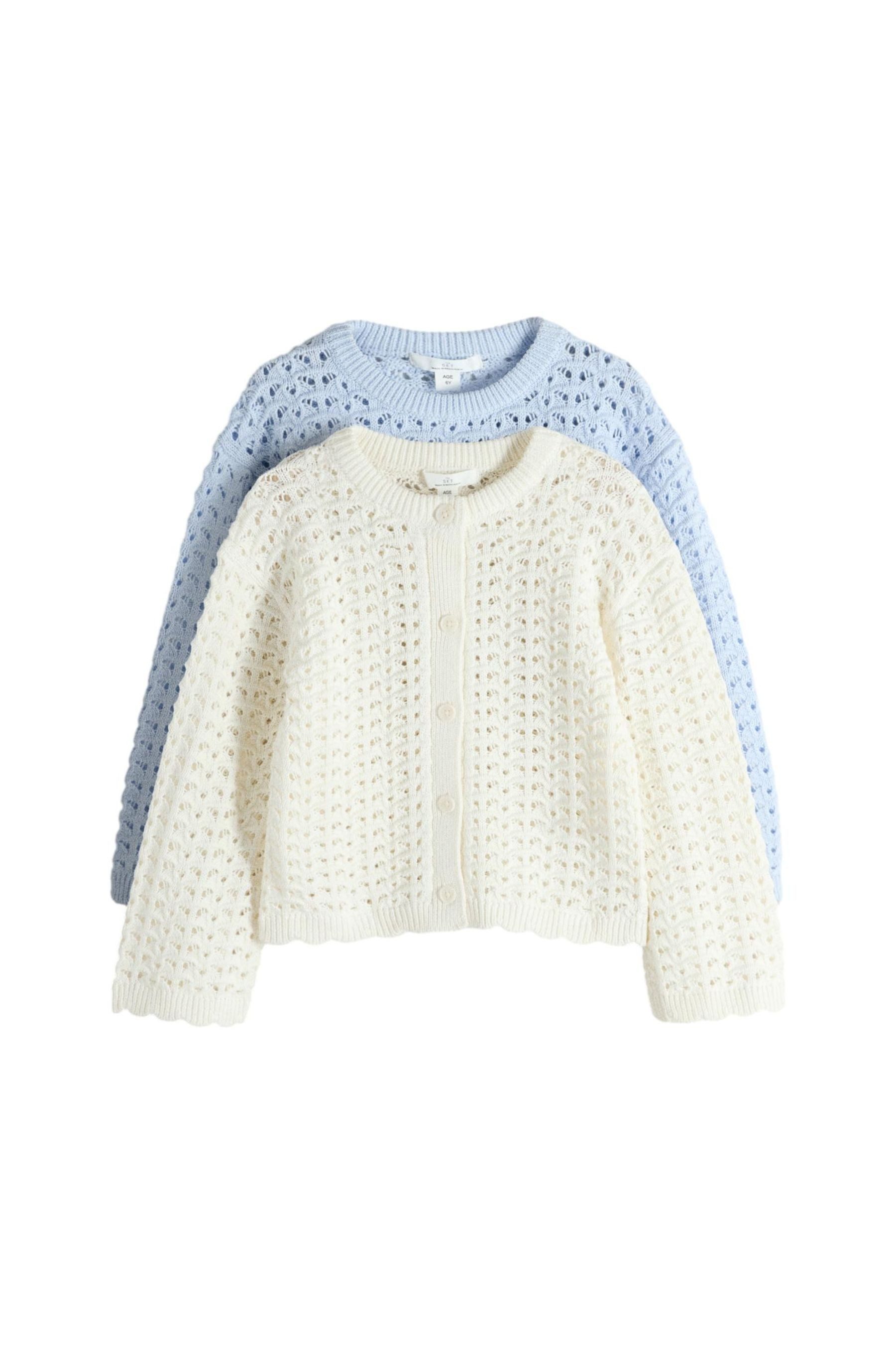 Strickpullover The Set Häkelstrickjacke und Pullover, 2er-Pack