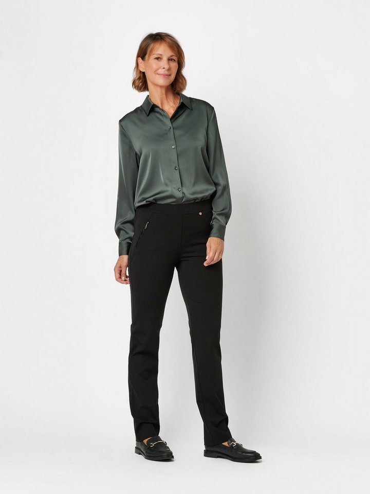 Relaxed by TONI Stretch-Hose Alice Zip mit Zippertaschen