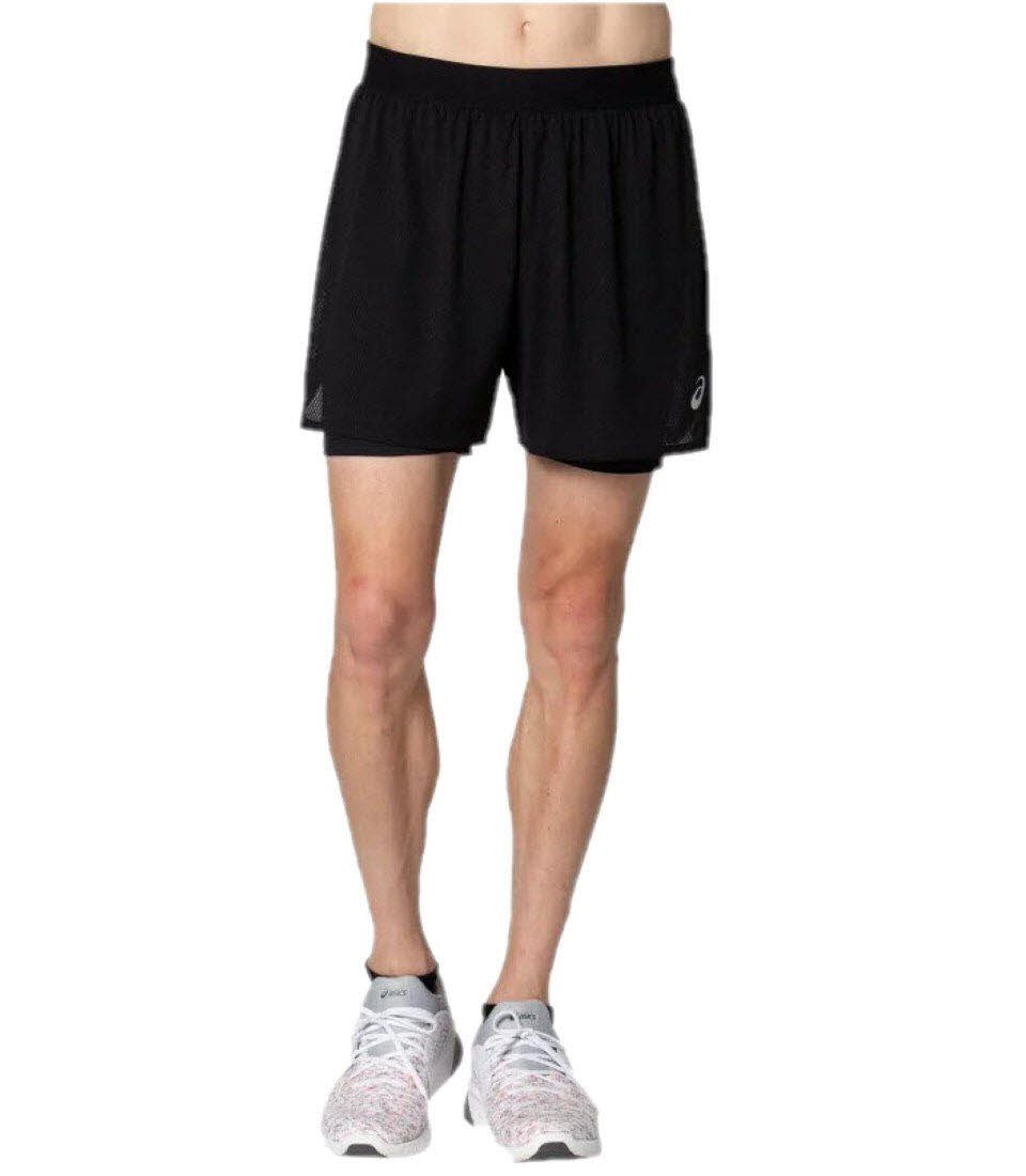 Asics Laufshorts Ventilate 2-N-1 PERFORMANCE BLACK Short 5in