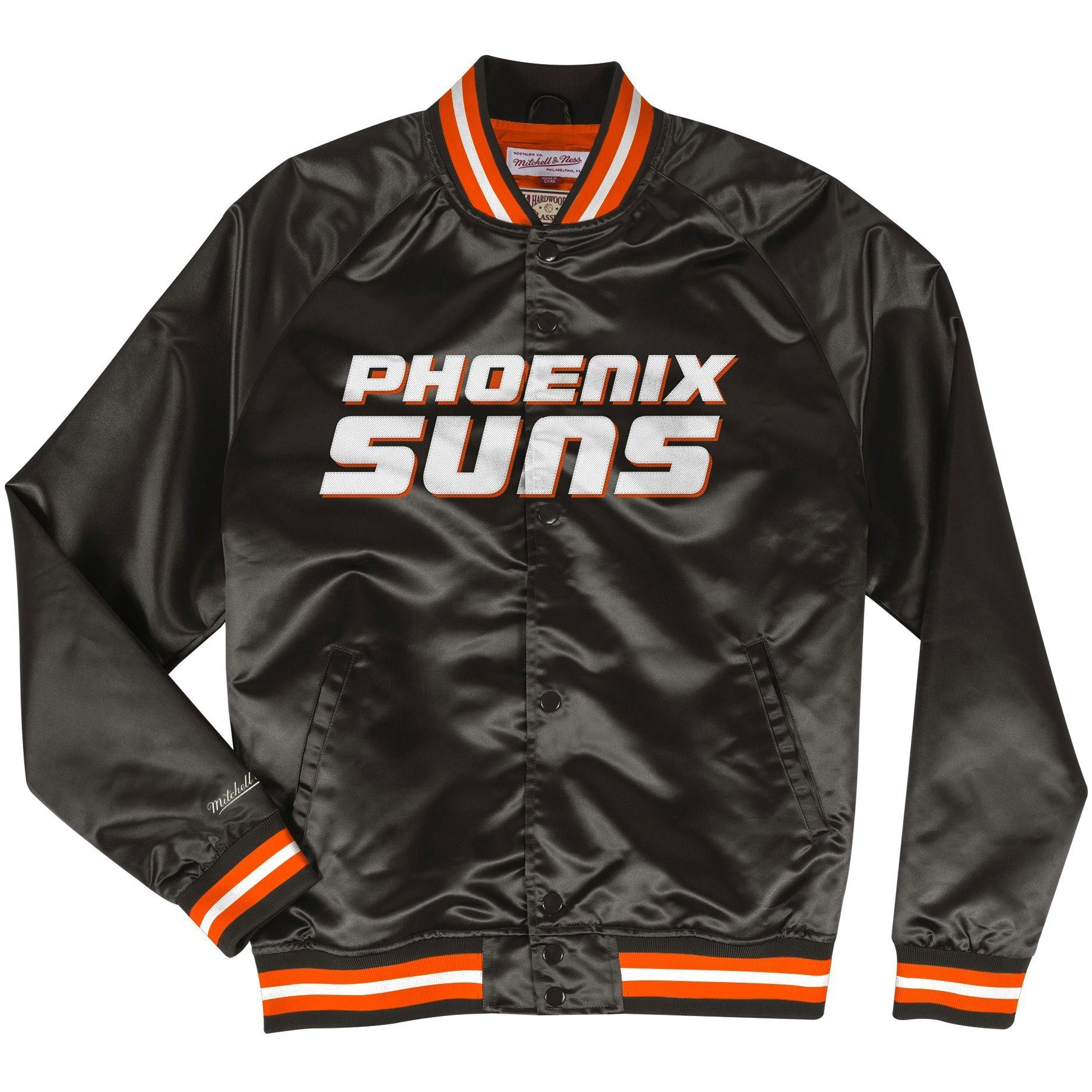 Satin Mitchell & Ness Suns Phoenix Windbreaker