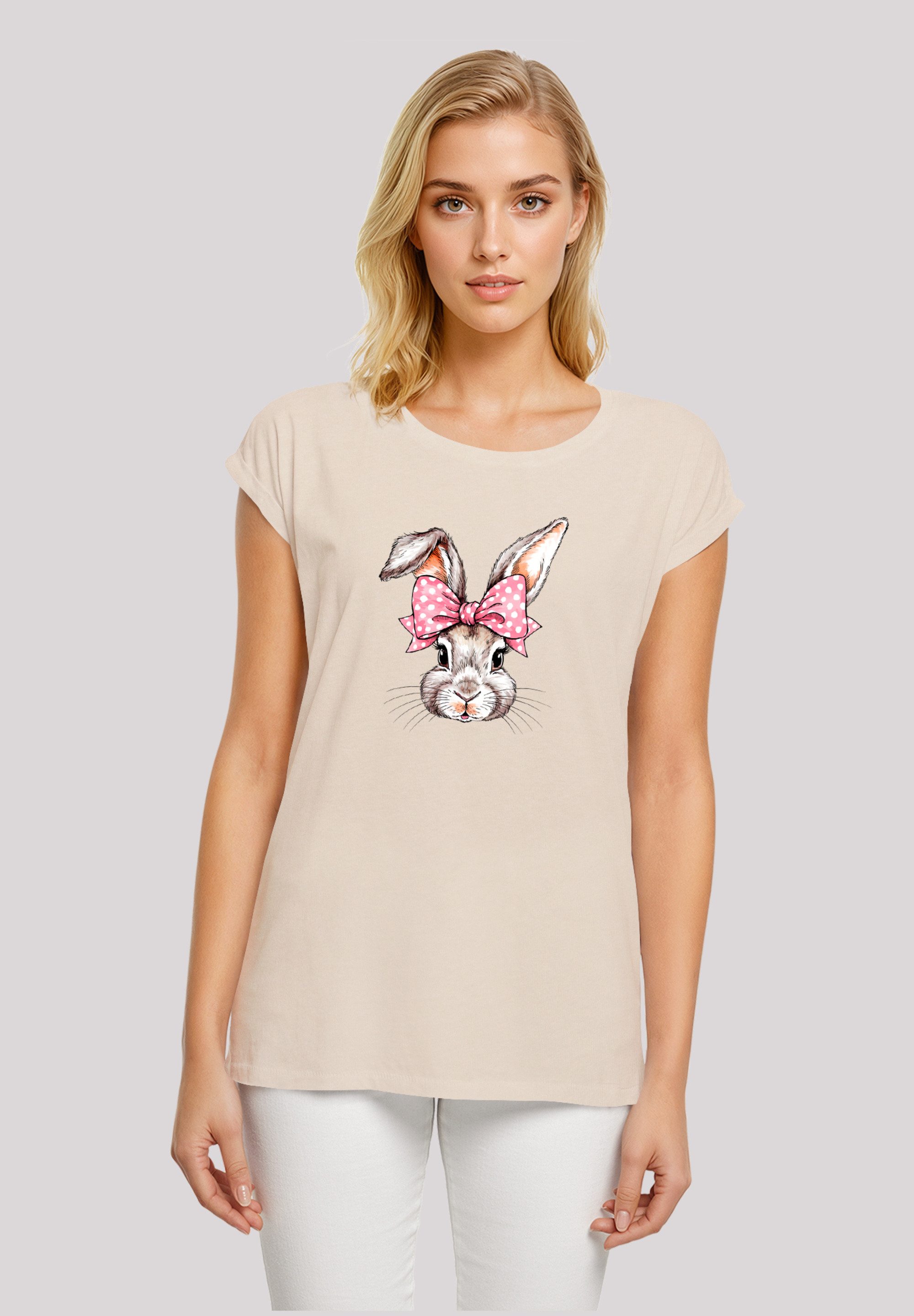F4NT4STIC T-Shirt Niedlicher Hase mit Schleife günstig online kaufen