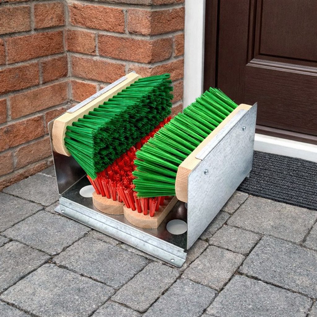 BawiTec Schuhputzmaschine Profi Schuhputzer Schuh- Stiefelreiniger Schuhreiniger Schuhabstreifer