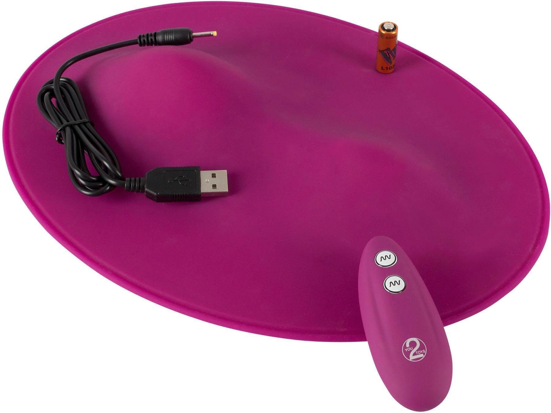 You2Toys Vibe Freihändige remote cont, Pad Masturbation Vibrokissen