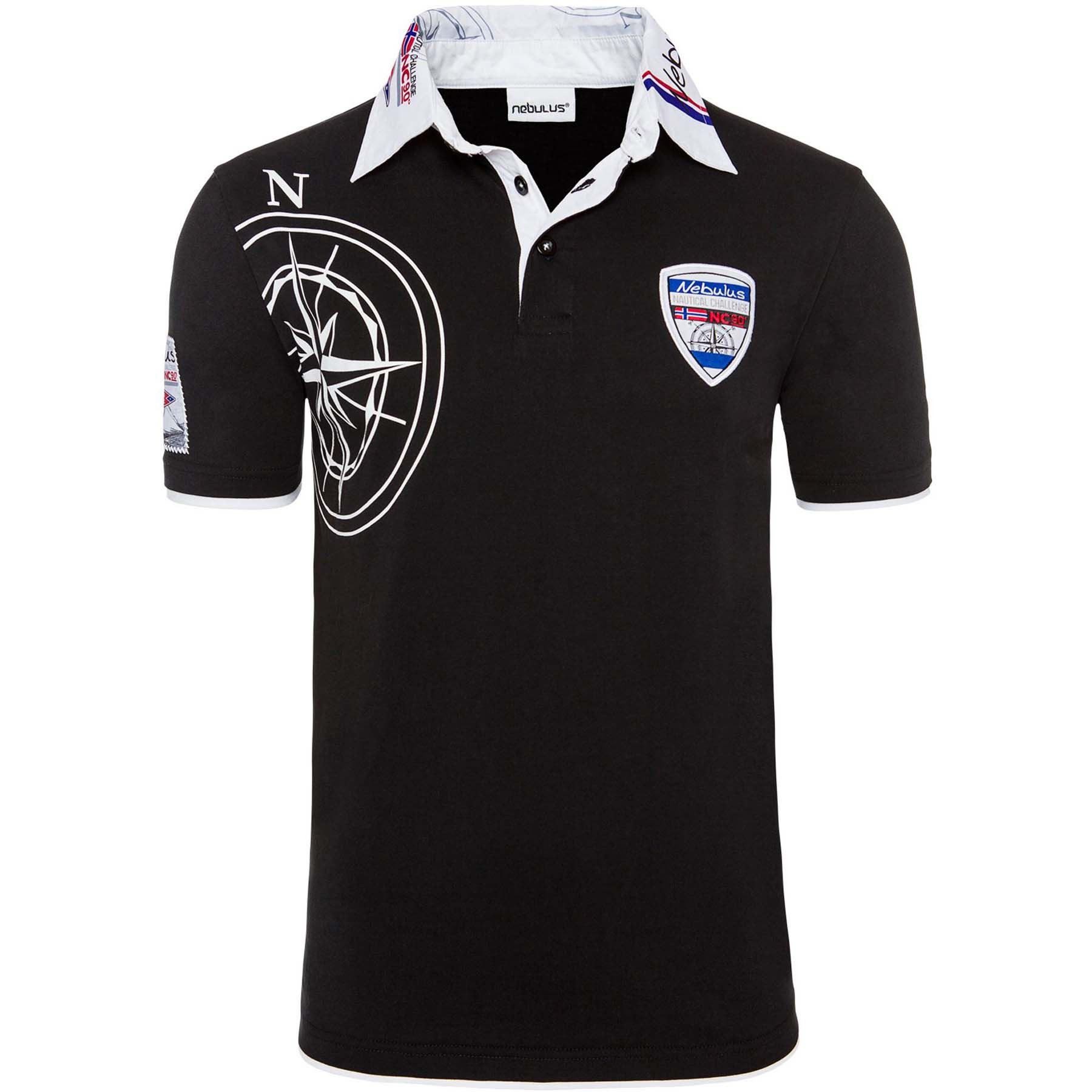 Poloshirt EGERSUND, Q2066 - Herren, schwarz, XL