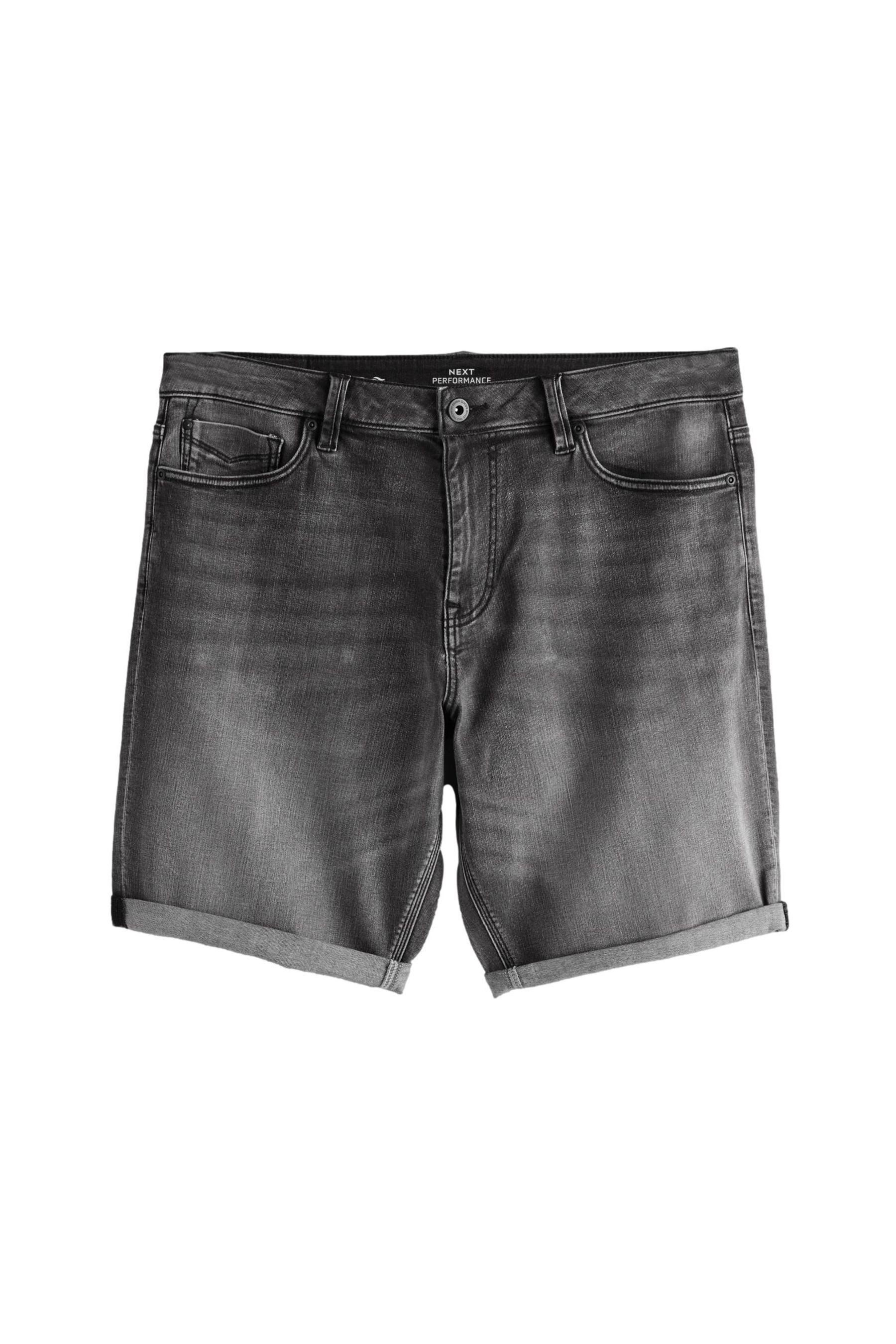 Jeansshorts Straight Fit Denim-Shorts mit Motion Flex