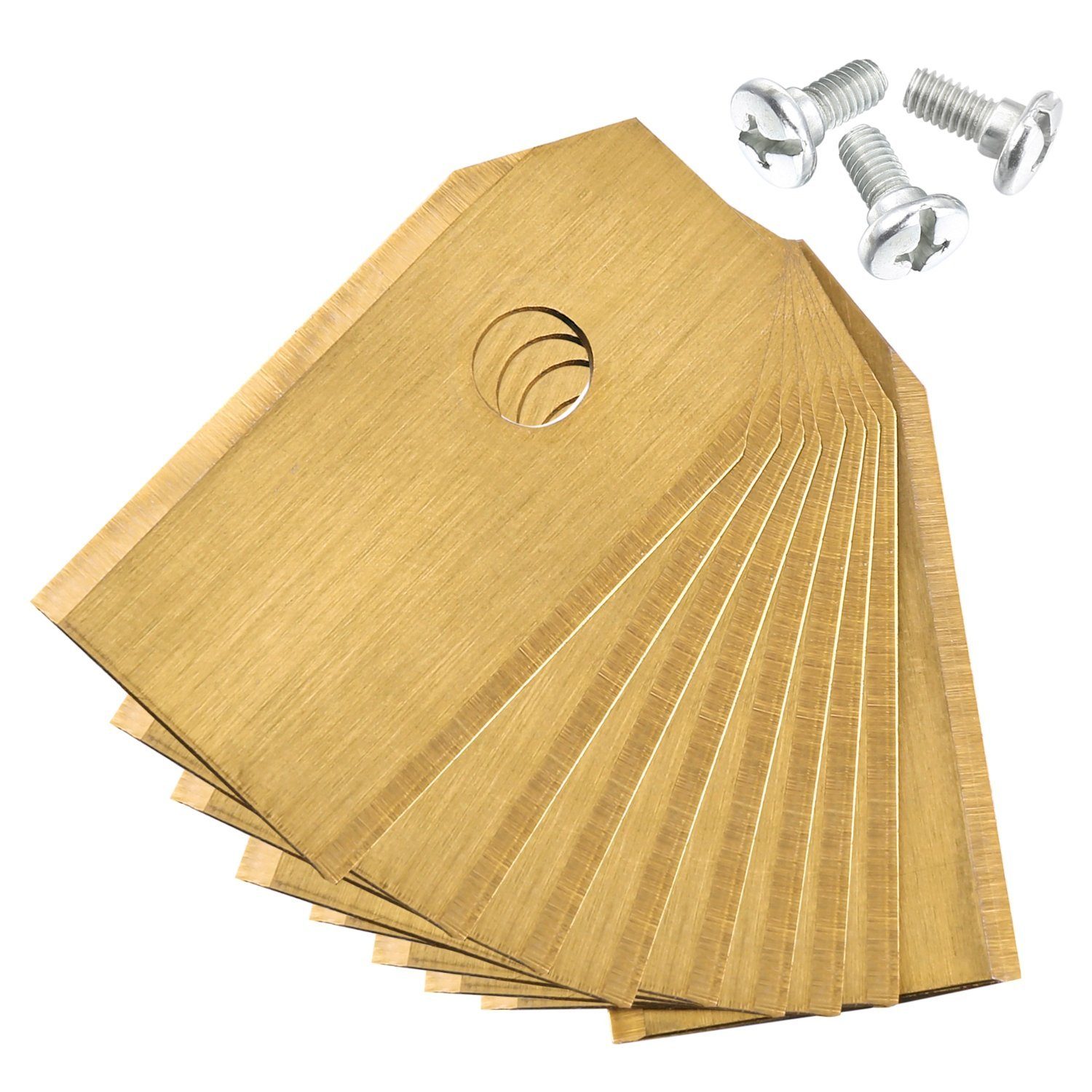 Zelsius Rasenmähroboter ZELSIUS Premium Titan Ersatz Messer (18 Stück) für