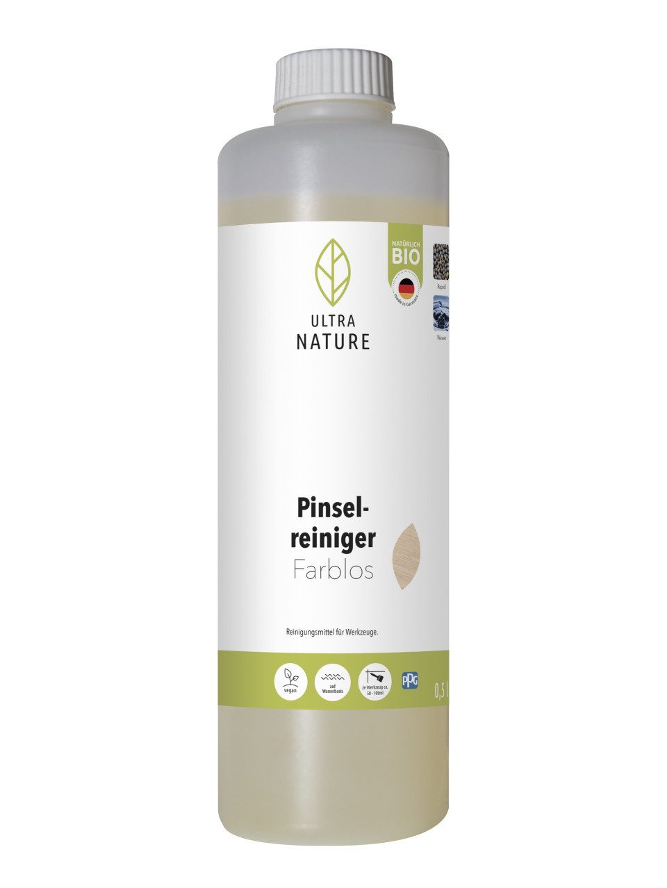 ULTRA NATURE Universal-Verdünner Ultra Nature Pinselreiniger 0,5 L farblos