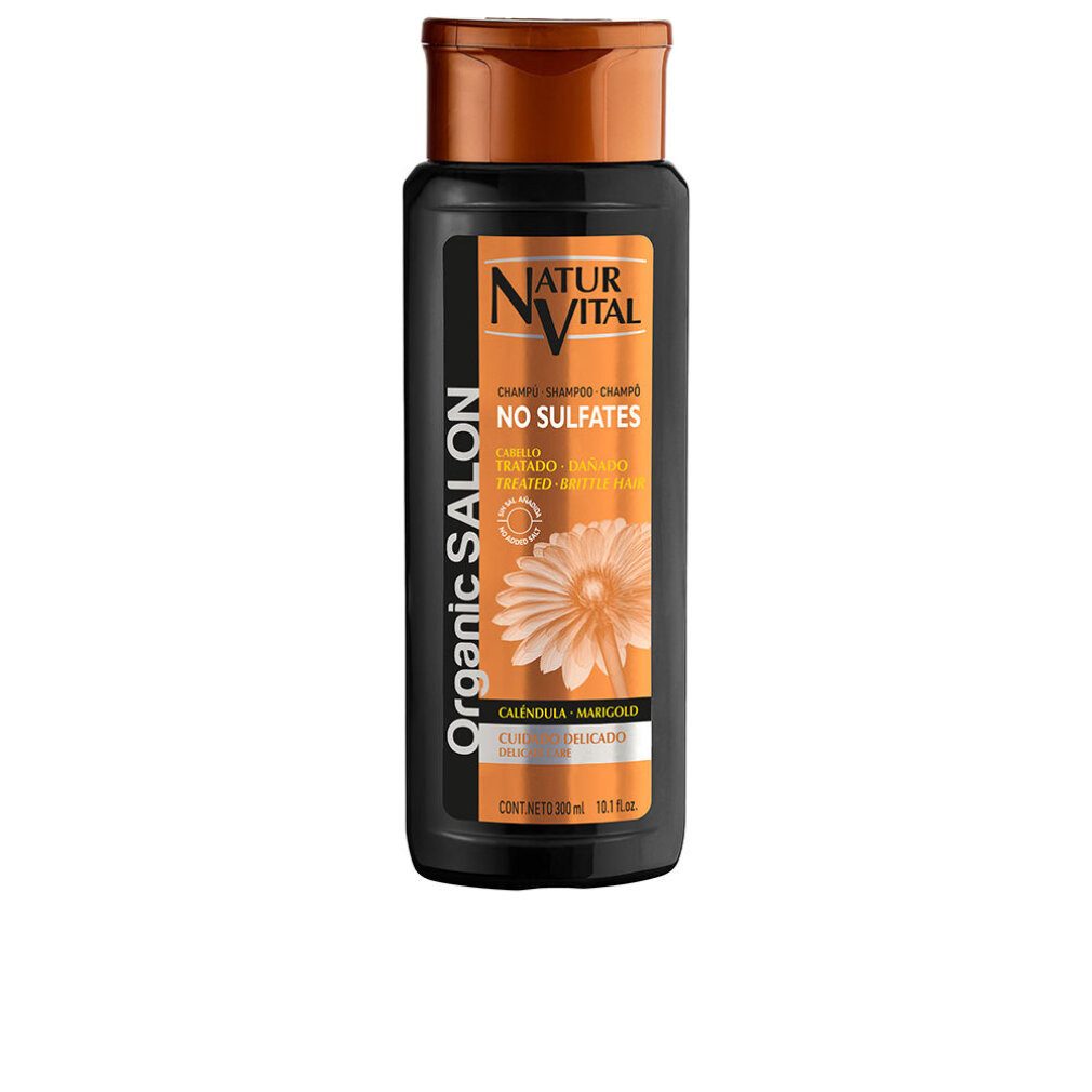 Natur Vital Haarshampoo Naturvital Organic Salon Champú Sin Sulfatos Cuidado Delicado 300ml