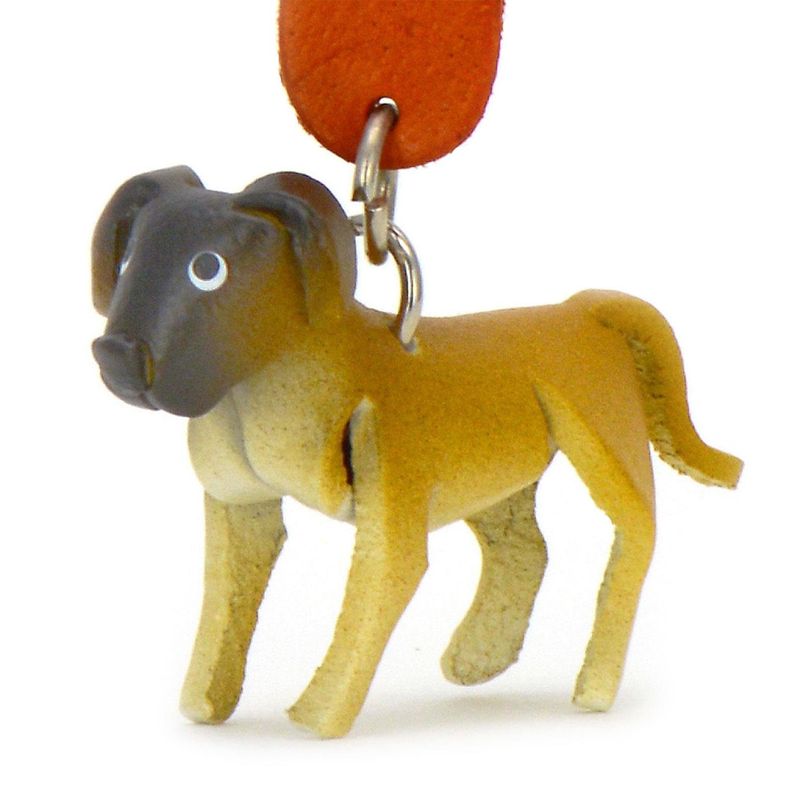 MONKIMAU Schlüsselanhänger Deutsche Dogge Schlüsselanhänger Leder Tier Figur Packung mehr