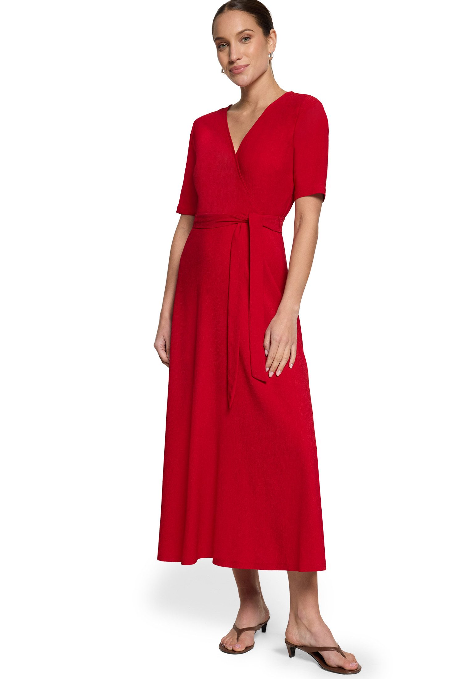 Zero Jerseykleid Damen mit Gürtel Material