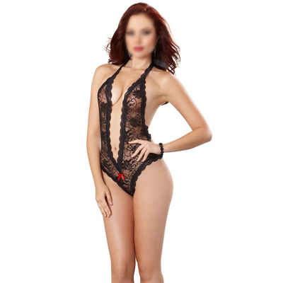 SunJas Body-Ouvert LK020 Damen sexy Nachtwäsche Bikini Set Unterwäsche String Tanga