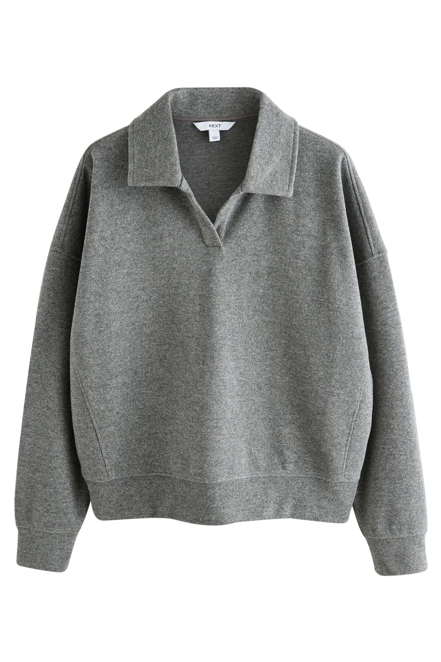 Next Strickpullover Gerippter Rugby-Strickpullover mit Polokragen (1-tlg) günstig online kaufen