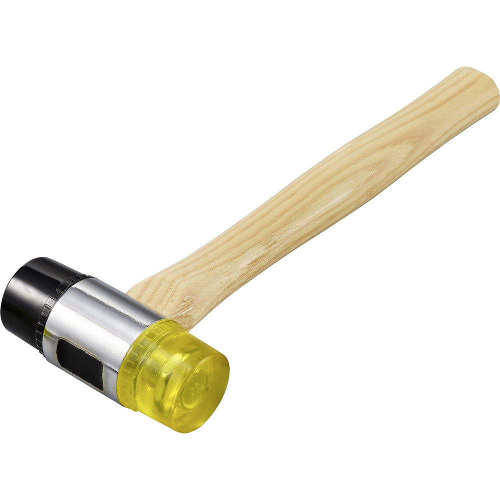 TOOLCRAFT Hammer TOOLCRAFT TO-9991035 Gummihammer mittelweich, mittelhart 4 günstig online kaufen