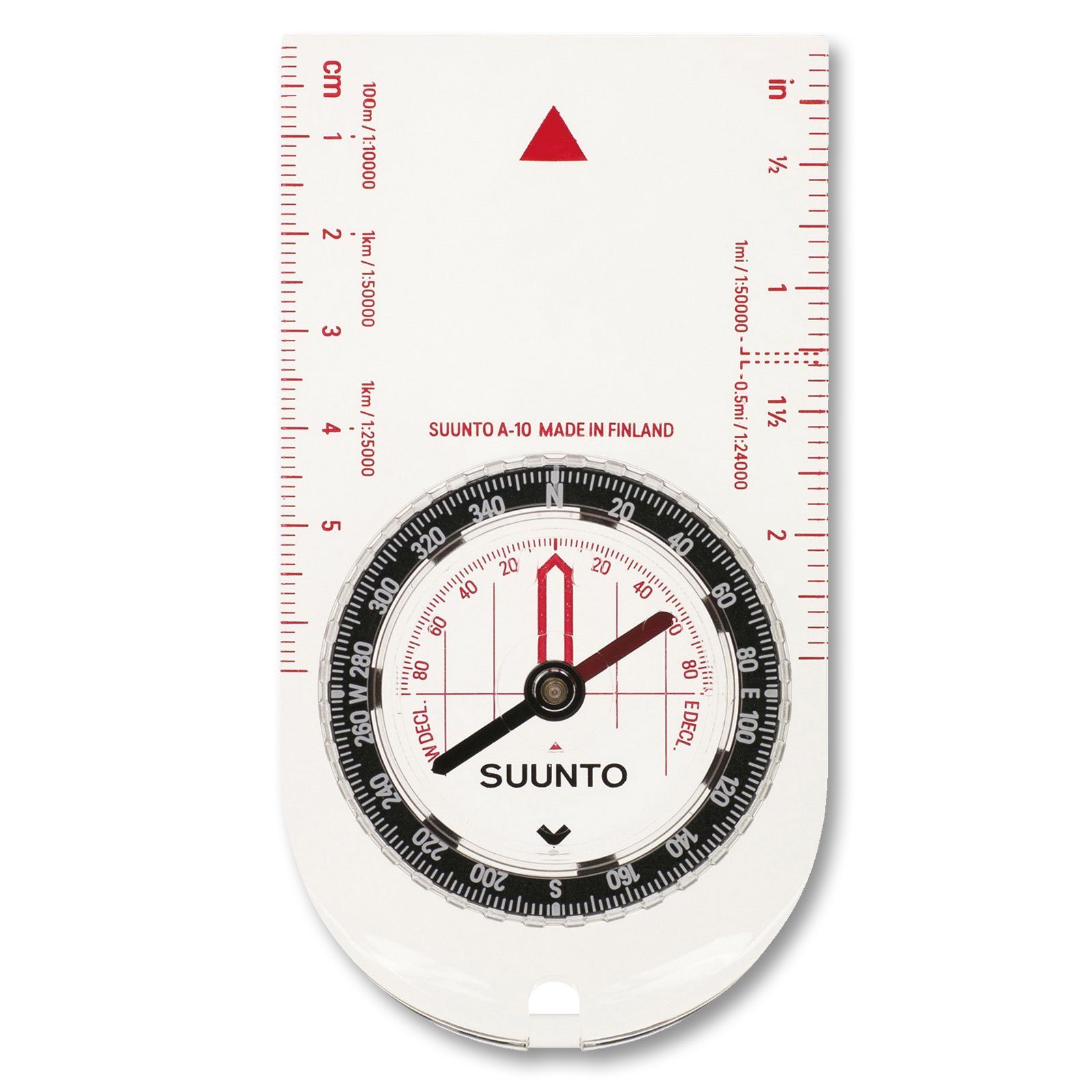 Suunto Kompass A-10NH Lineal Kompass Kartenkompass, Wander Marsch Kompass Taschenkompass